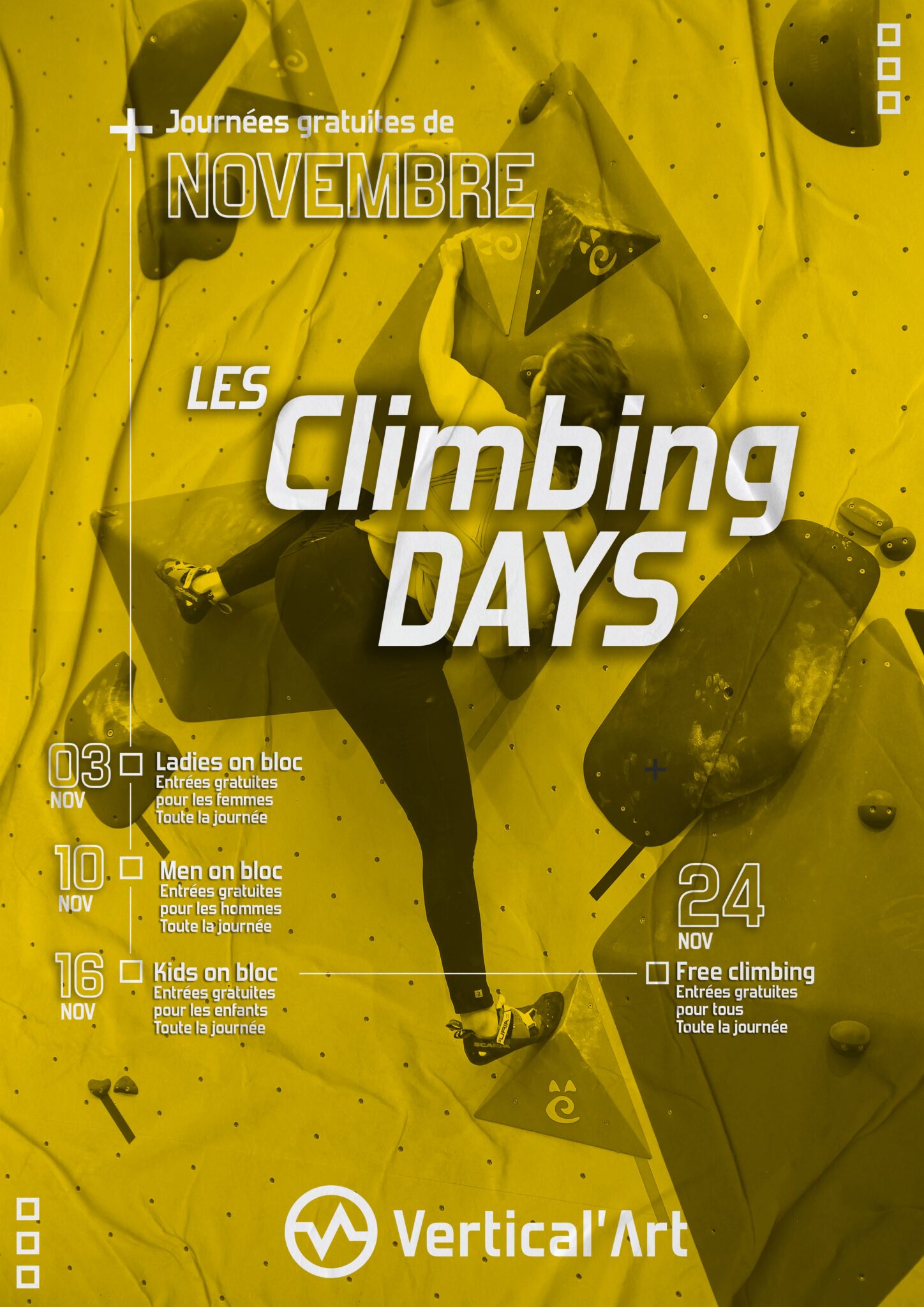 Climbing days à Vertical'Art Rungis Novembre 2022