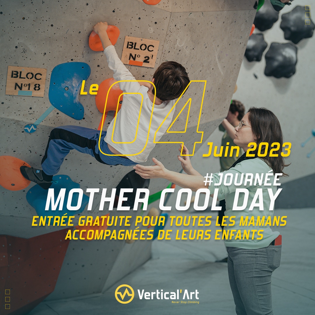 Fête des mères à Vertical'Art Rungis dimanche 04 juin, escalade gratuite pour les mamans