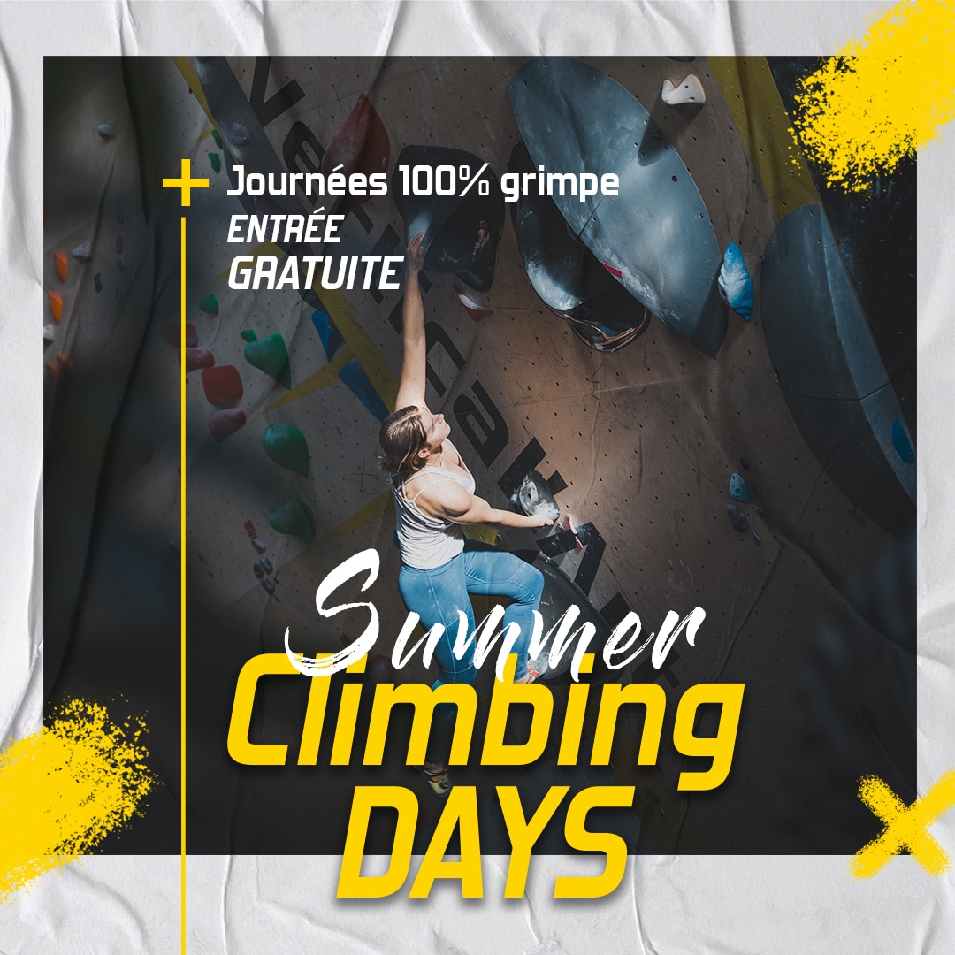 Summer Climbing Days à Vertical’Art Rungis, escalade gratuite pour tous en août 2024