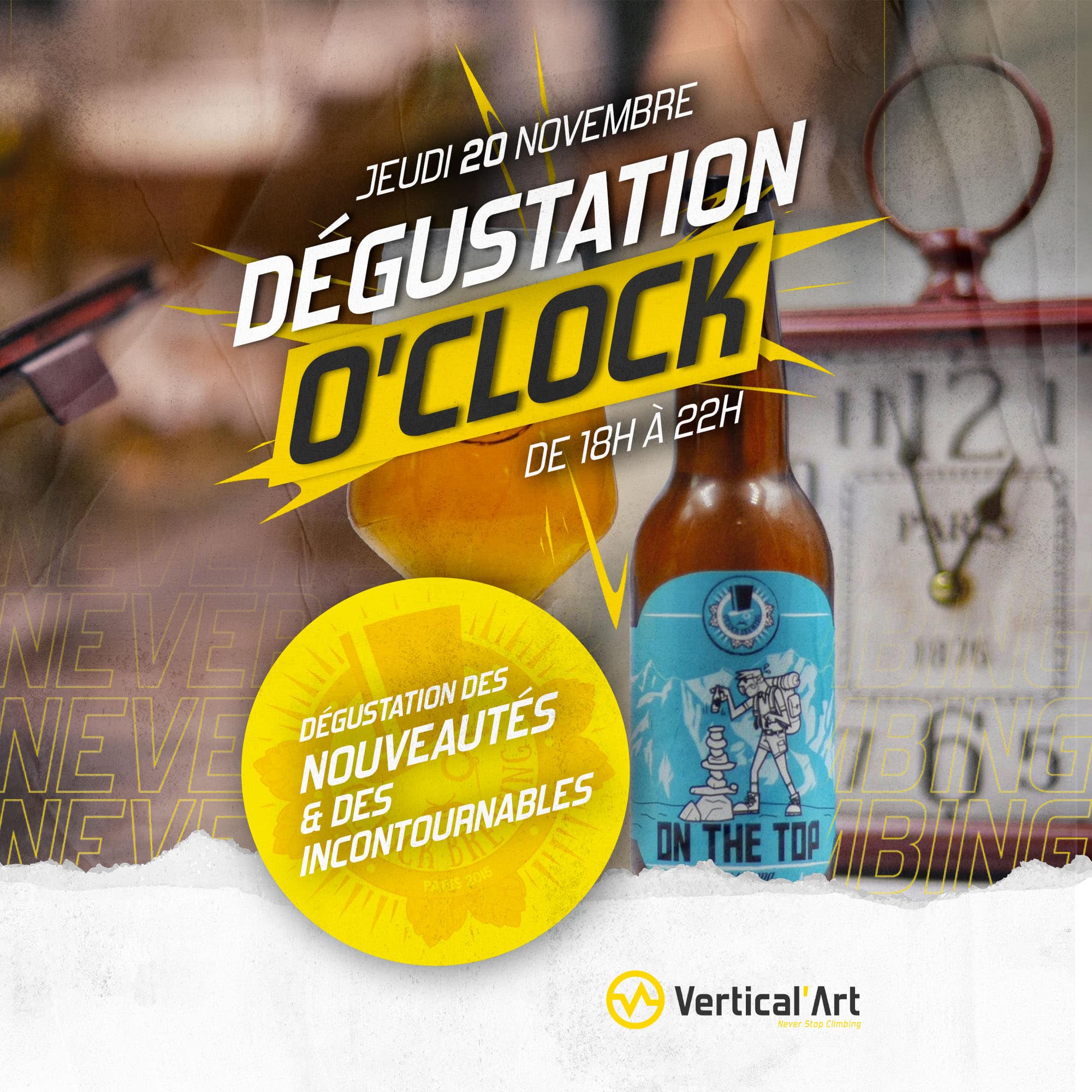 Dégustation O'Clock - Rungis - Insta