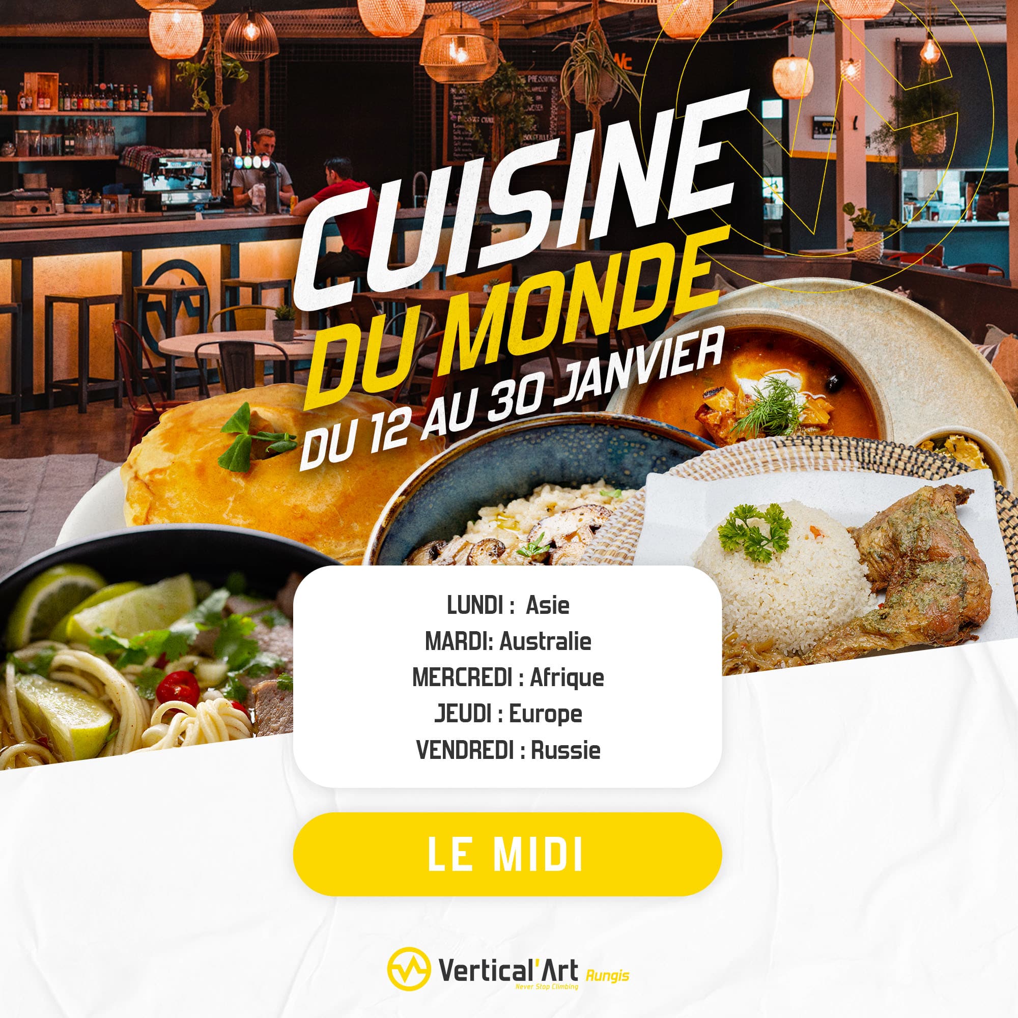 CUISINE DU MONDE - Rungis - Insta